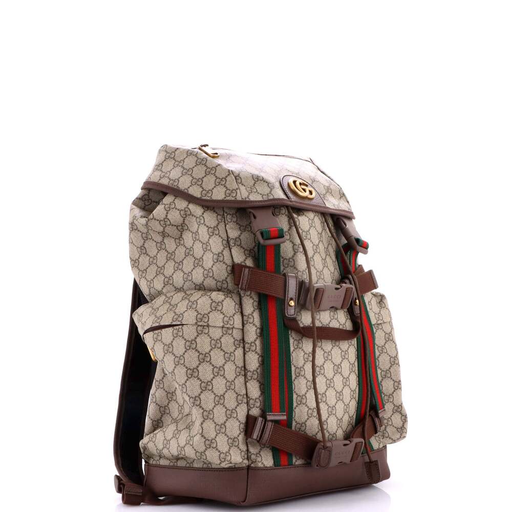 Gucci Skateboard Backpack Gg Coated #234742G21B - Picture 2 of 8